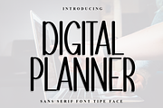 Digital Planner, a Script Font by InermediaSTUDIO (Thumbnail 1 of 8)