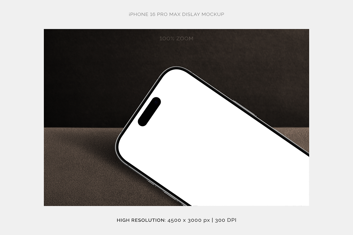 iPhone 16 Pro Max - 6 Mockup Scenes, an iPhone Mockup by Limitless Design (Photo 6 of 9)