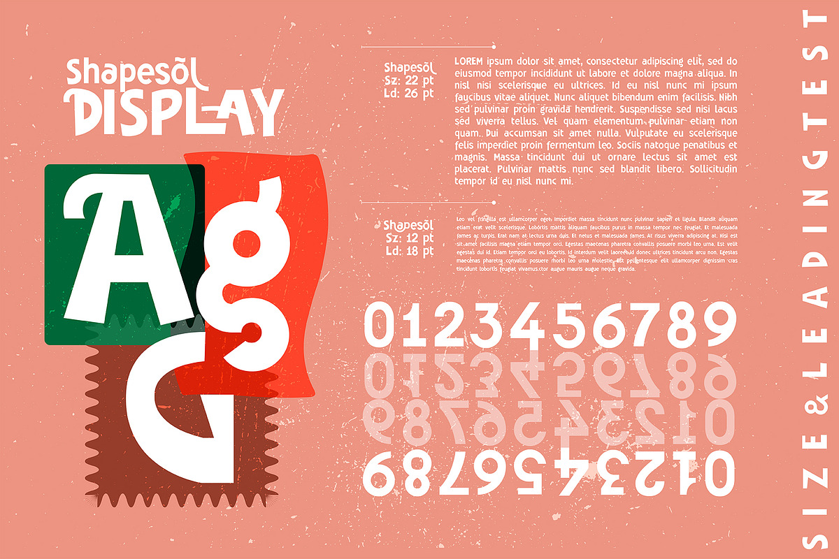 Shapesol Typeface preview 5