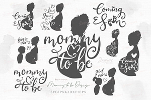 Mom to Be Svg, Pregnancy 014 015, a Graphic by Drawberx