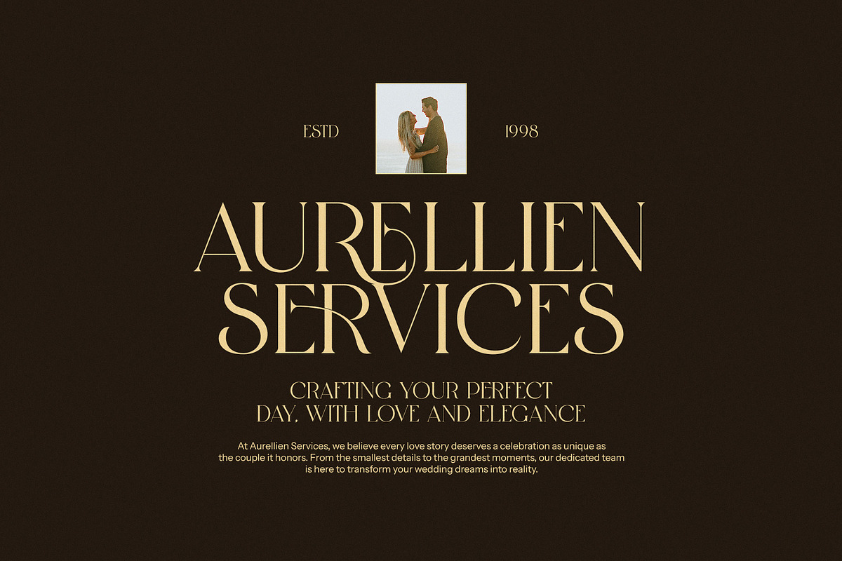Cridea Elegant Serif Font, a Serif Font by Perfectype (Photo 3 of 8)