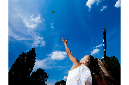 Woman sporty tennis player stock photo containing beautiful and attractive