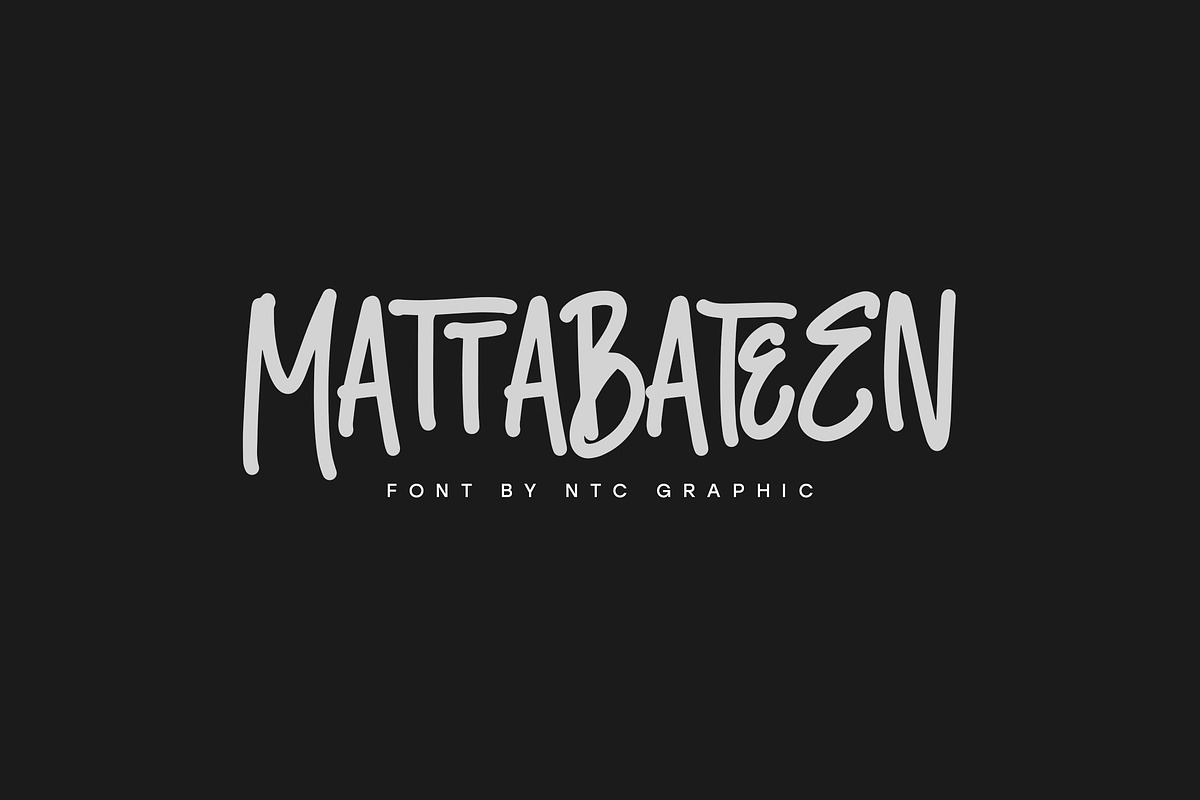 MATTABATEEN Monoline Font, a Script Font by NTC Graphic (Photo 1 of 9)