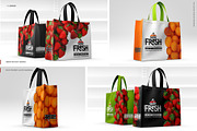 Short Handle Eco Shopping Bag Mockup, a Packaging Mockup by INCDesign (Thumbnail 3 of 14)