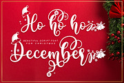 Ho ho ho December, a Script Font by Barra & Beryl Co. (Thumbnail 1 of 8)