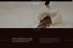 Bloom: Squarespace 7.1 Template