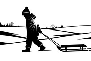 Winter Snow Silhouettes feature, an Illustration by Amazin_art (Thumbnail 28 of 42)