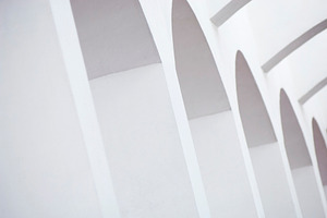 White Wash Arches Abstract, an Architecture Photo by THP Creative
