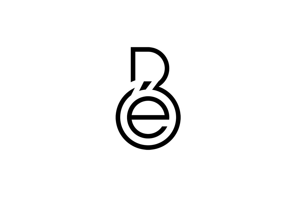 Minimalist LuxuryInitials BE Logo, a Branding & Logo Template by Luxury Logos (Photo 3 of 4)