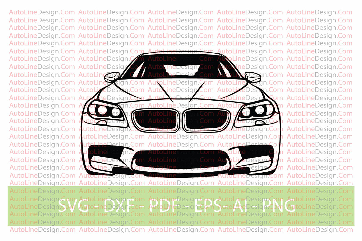M5 F10 Car Vector, a Transportation Illustration by AutoLineDesign