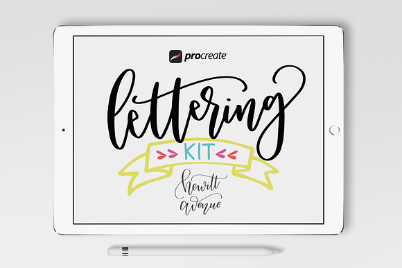 Procreate Lettering Kit preview 7