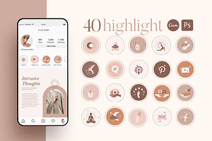 Wellness Highlight Cover CANVA PS