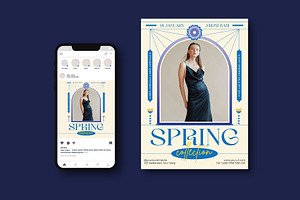 Spring Collection Flyer, a Flyer Template by iDoodle Studio