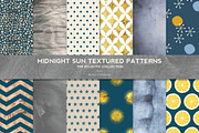 Midnight Sun Gold & Texture Patterns, a Texture Graphic by Blixa 6 Studios (Thumbnail 1 of 5)
