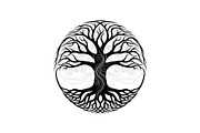 Sacred Tree of Life Vector Bundle, an Illustration by Designs_River (Thumbnail 11 of 51)