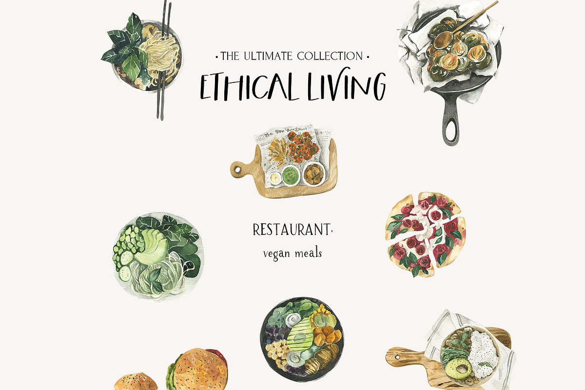 ETHICAL LIVING vegan & eco lifestyle, a Healthcare Illustration by Lana Elanor (Photo 8 of 28)
