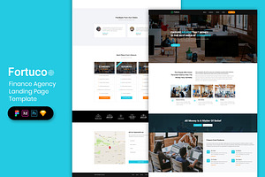 Finance Agency Landing Page Template