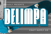 Delimpa 3D, a Sans Serif Font by Craft Supply Co. (Thumbnail 1 of 8)