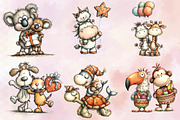 Whimsical Animals Best Friend Clipar, an Animal Illustration by SVGArt (Thumbnail 4 of 9)