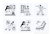 Pregnant Woman Icons, a Duotone Icon by Vectors Market (Thumbnail 11 of 13)