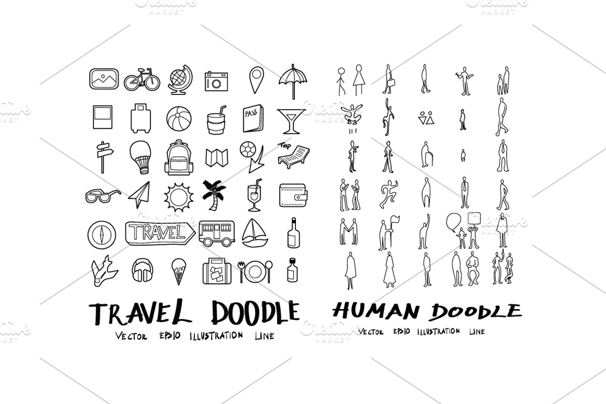 611 doodle line icons set, an Outline Icon by TKDoodle (Photo 6 of 10)