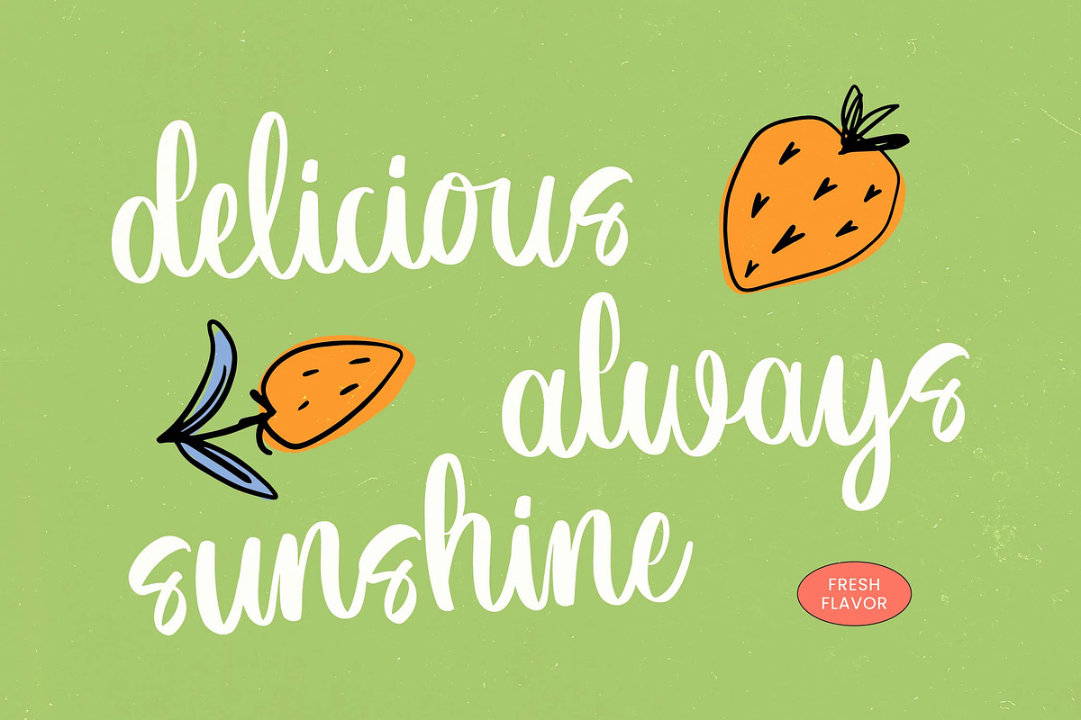Monday Beachnes Bold Handwritten, a Script Font by Letterena Studios Script (Photo 13 of 20)