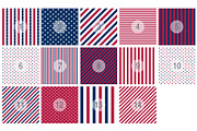 USA Independence Day Patterns, a Pattern Graphic by Plaid4You (Thumbnail 2 of 9)