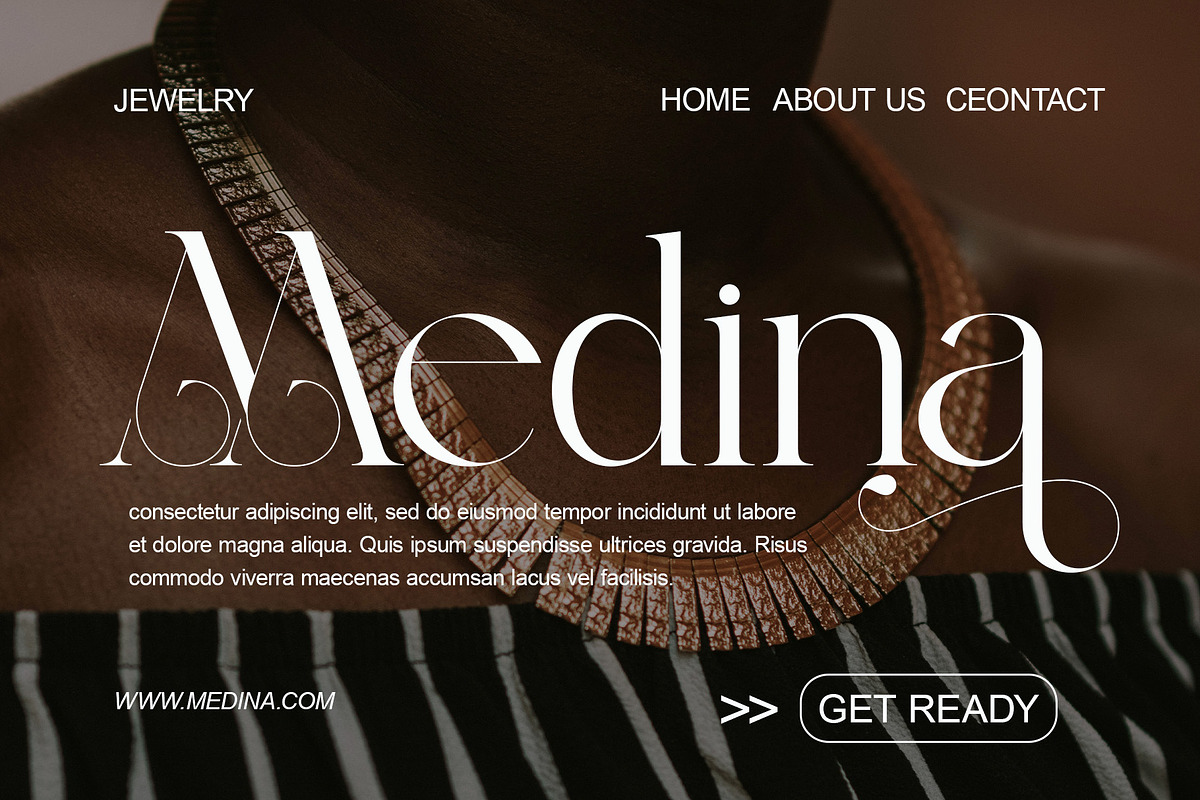 Garline Elegant Ligature Serif, a Serif Font by Alfinart (Photo 2 of 9)
