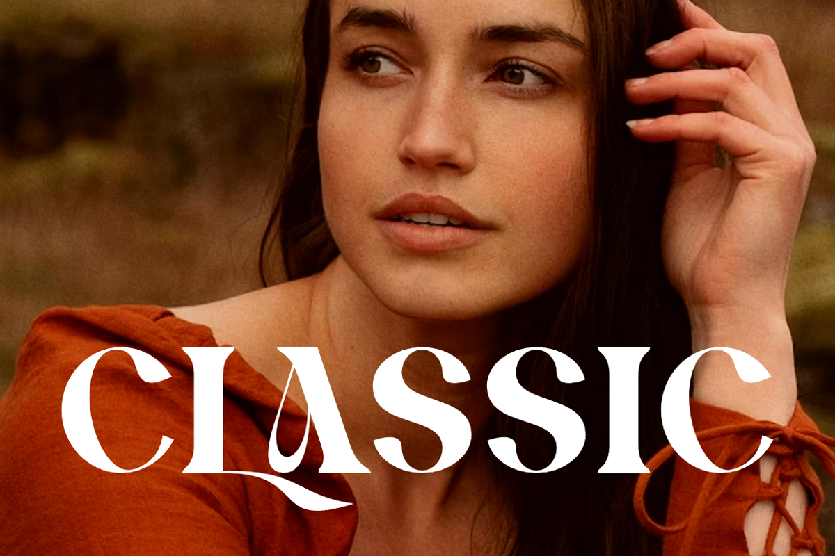 Eqaslo - Elegant Vintage Font, a Serif Font by Iqsiart Studio (Photo 2 of 14)