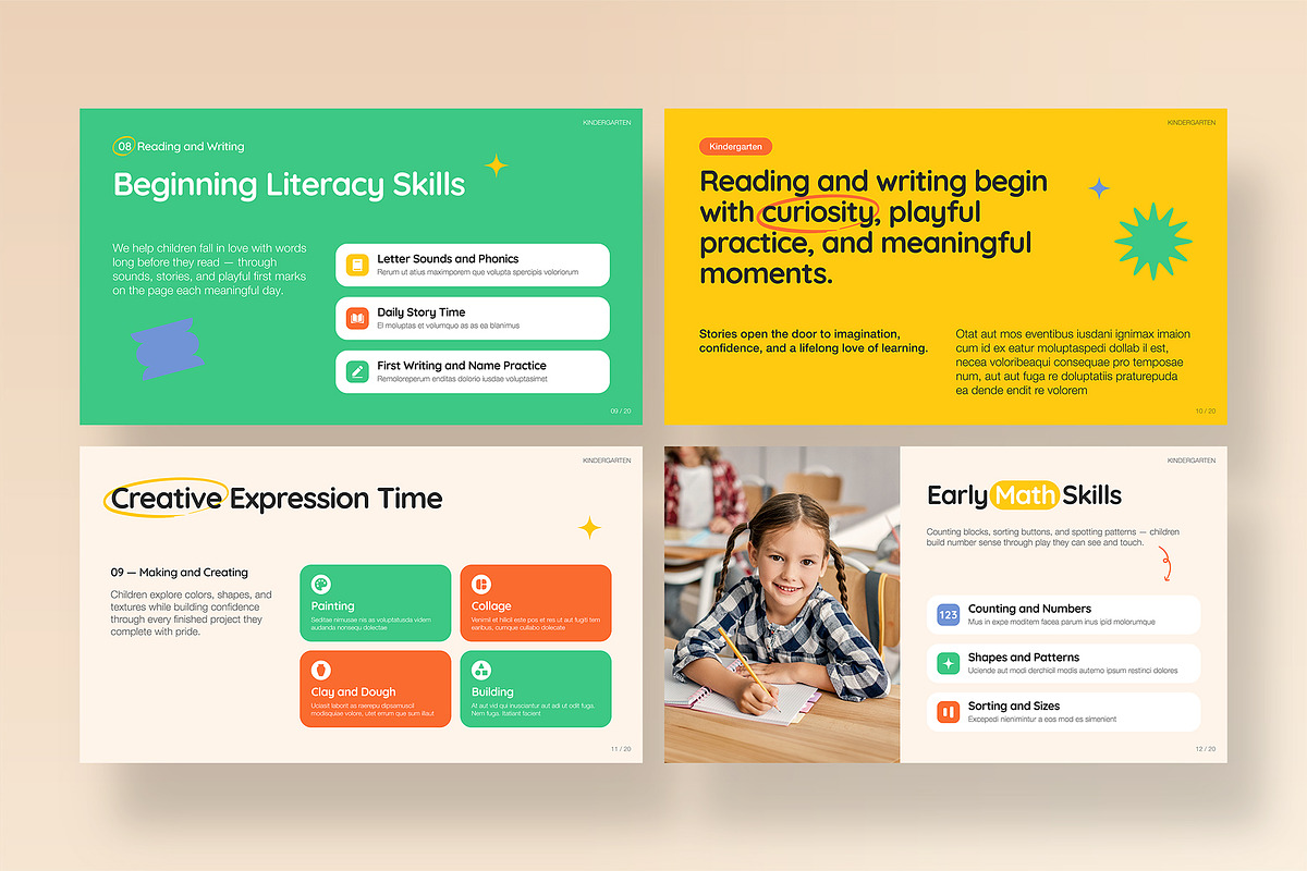 Colorful Kindergarten Presentation, a Presentation Template by BrandPacks (Photo 4 of 7)