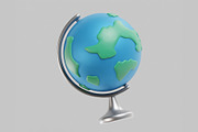 Earth Globe, an Object 3D Model by fahad121 (Thumbnail 4 of 7)