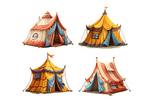 Nomads tent. Gypsy tents, wandering, an Object Illustration by Stock-Smart-Start