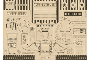 Coffee Menu Placemat