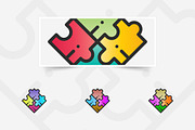 Puzzle Logo, a Branding & Logo Template by MAOV (Thumbnail 2 of 5)