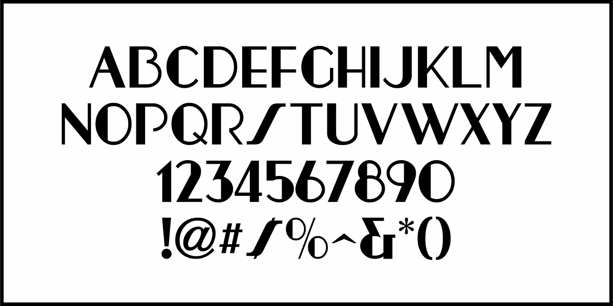 Schoolyard Deco JNL, a Sans Serif Font by Jeff Levine Fonts (Photo 3 of 5)