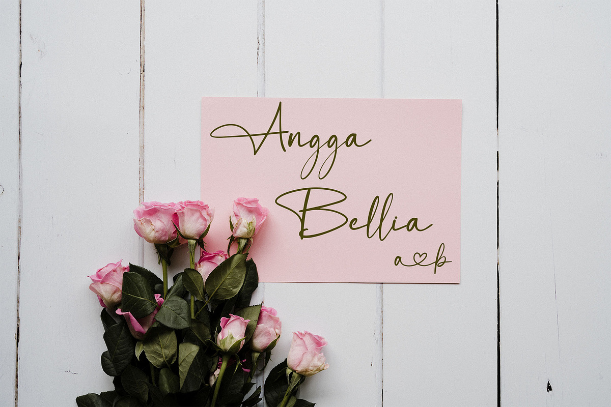 Mellakottina Handwriting Script Font, a Script Font by NTC Graphic (Photo 2 of 9)