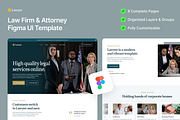 Lawyer - Law Firm Figma Template, an UI Kit Template by FinestDevs (Thumbnail 2 of 6)