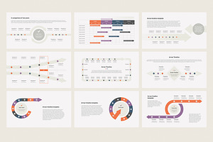 Timeline Arrow Templates PowerPoint