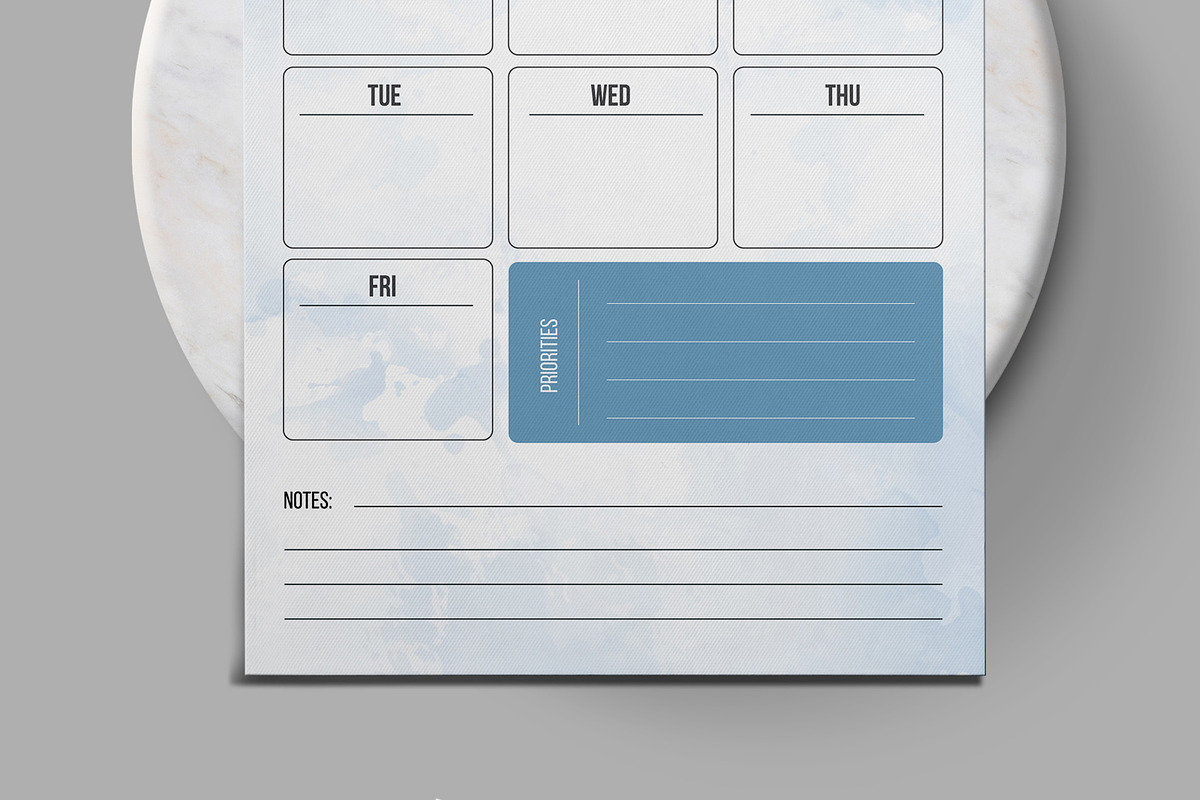 Weekly Planner Design, a Stationery Template by MightyDesign (Photo 3 of 8)