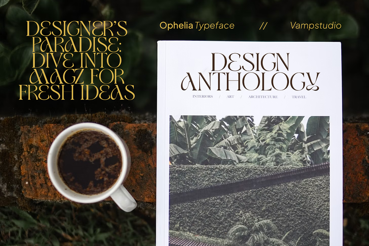 Ophelia Fresh Serif Typeface, a Serif Font by Vampstudio (Photo 5 of 13)