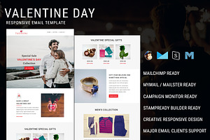 Valentine Day Email Template