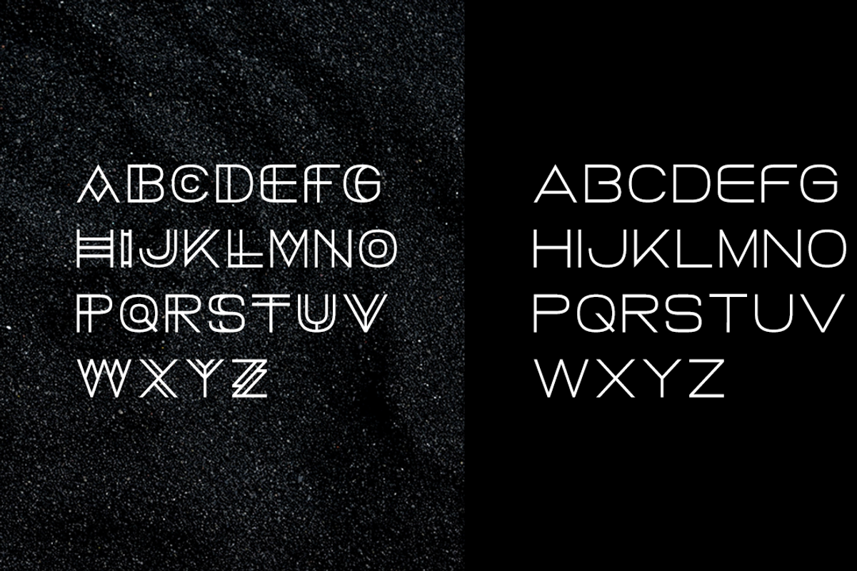 BLACK - Mysterious / Hybrid Typeface, a Font by Designova® (Photo 9 of 11)