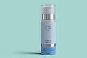Airless Pump Cosmetic Bottle Mockup, a Cups & Container Mockup by Digitalphaser (Thumbnail 3 of 5)