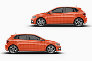 Compact Car Mockup 1, an Advertising Mockup by Mockupix (Thumbnail 10 of 12)