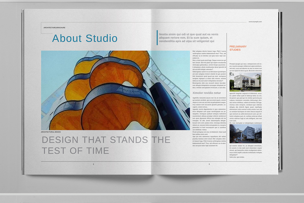 Architecture Studio Brochure, a Brochure Template by Boris Cupac (Photo 3 of 7)
