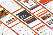 Food Mobile App UI Kit, an App Template by hoangpts (Thumbnail 1 of 4)