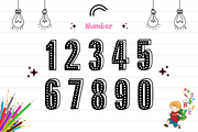 Happy Girl - Playful Cute Font, a Sans Serif Font by KiddoGlyphs Studio (Thumbnail 5 of 5)