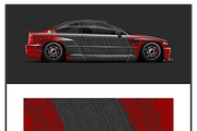 Sleek Racing Car Graphic, a Transportation Illustration by CarWrap design (Thumbnail 3 of 4)