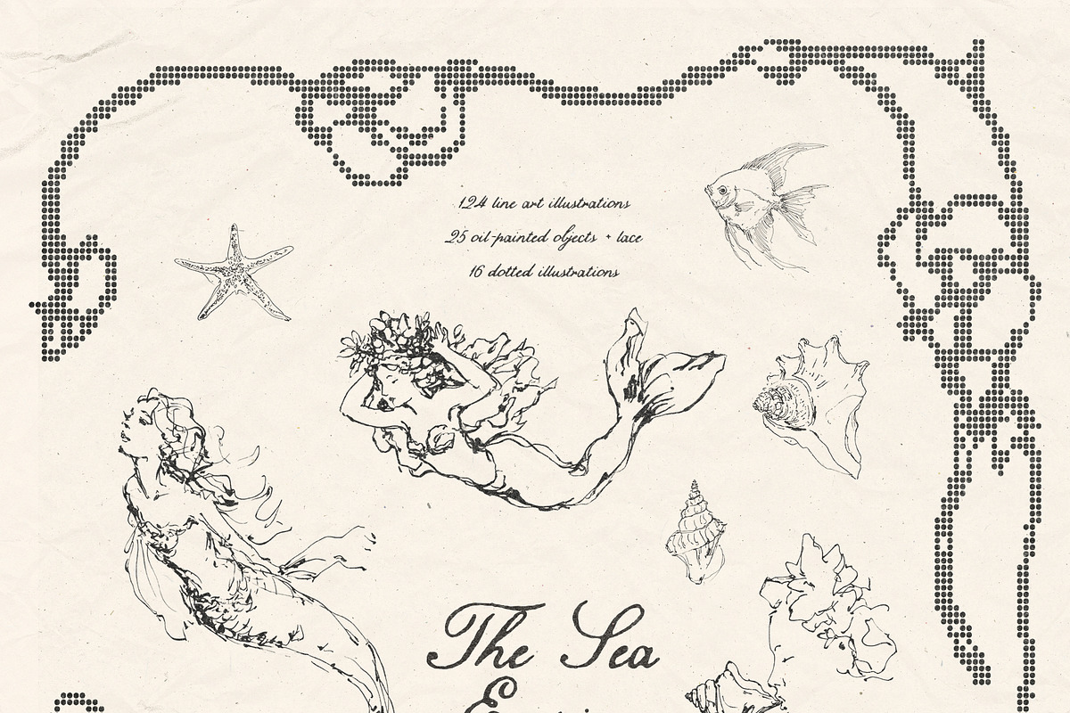 The Sea Empire: Vintage Marine Art, an Object Graphic by Purple (Photo 13 of 19)