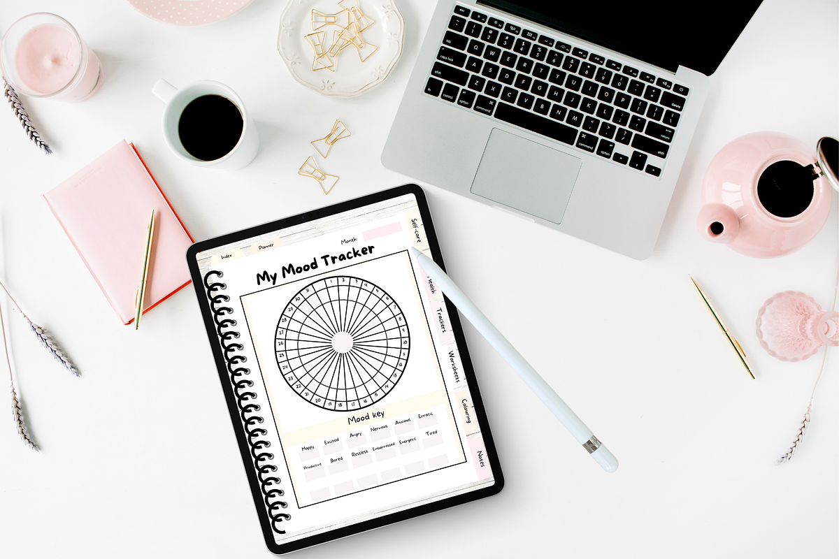 Canva Mental Health Planner, a Stationery Template by DigitalbossCreations (Photo 7 of 7)